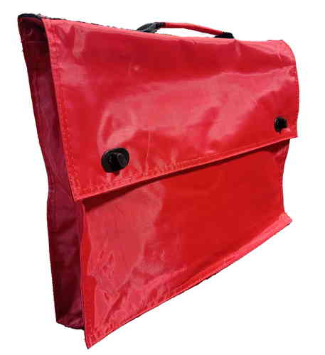 CARTELLA PORTADOCUMENTIIN NYLON CM. 38x5x28 ROSSO