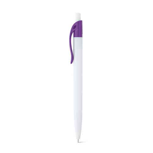 PENNA A SFERA MARS CON CLIP COLORATA VIOLA