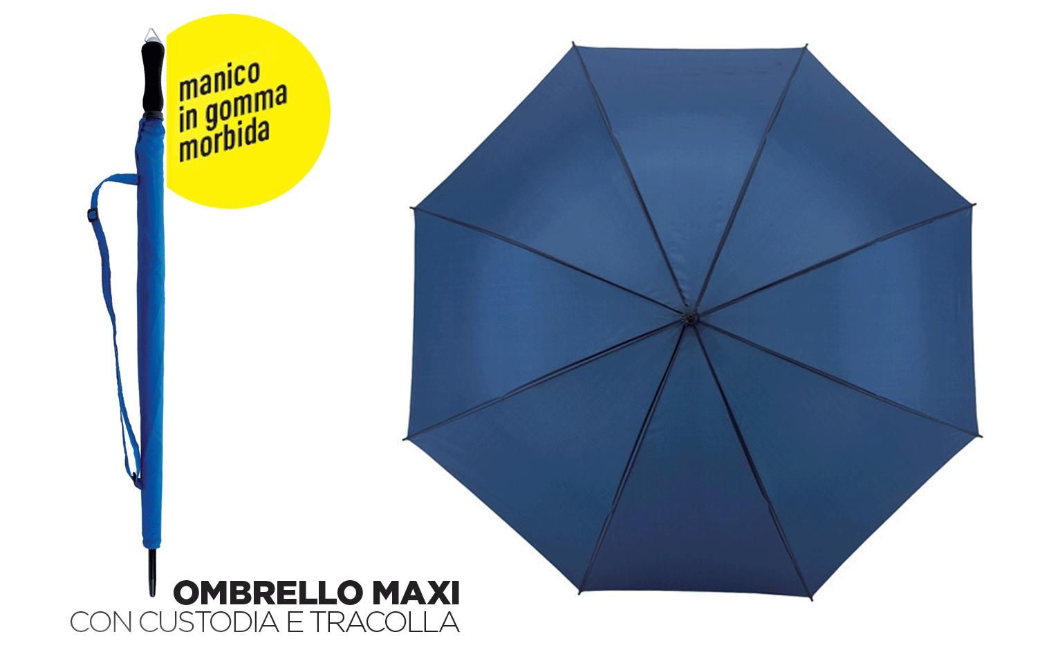 MAXI OMBRELLO C/CUSTODIA 125 cm. ROYAL