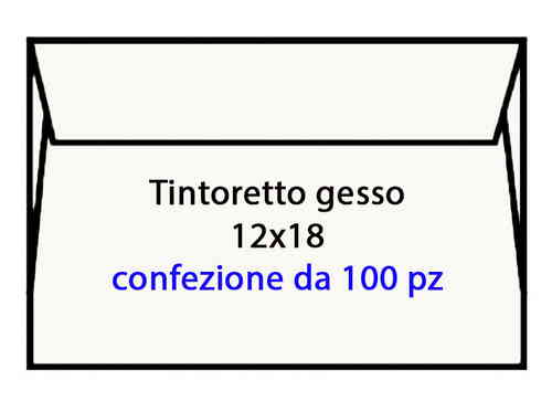 BUSTA 12x18 gr.95 MARTELLATA BIANCA TQ - blister da 100