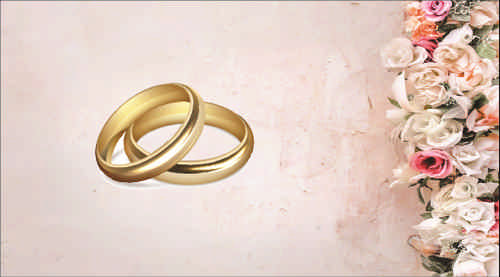 BIGLIETTO PER BOMBONIERA MATRIMONIO