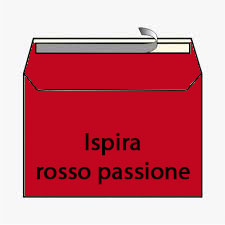 BUSTA 16,2x22,9 gr.120 CENTURY ISPIRA ROSSO PASSIONE